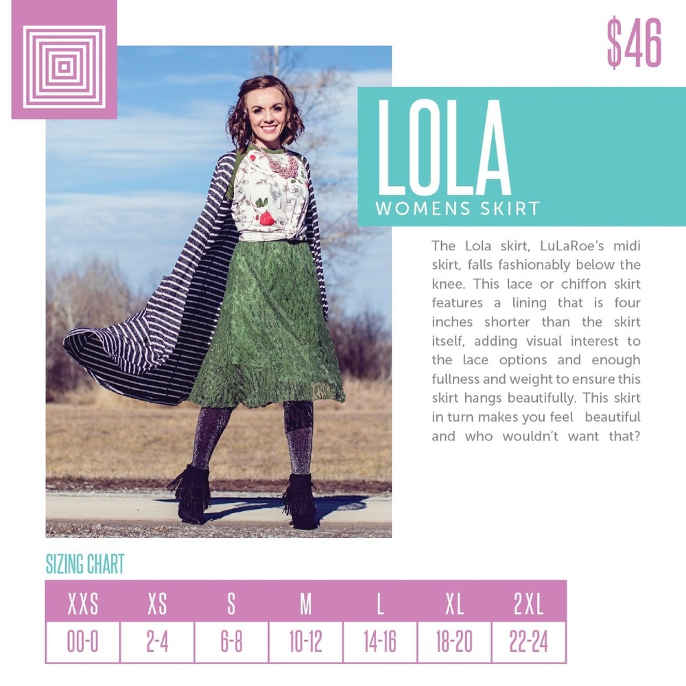 NWT Lola Skirt {LuLaRoe} - Picture 6 of 7